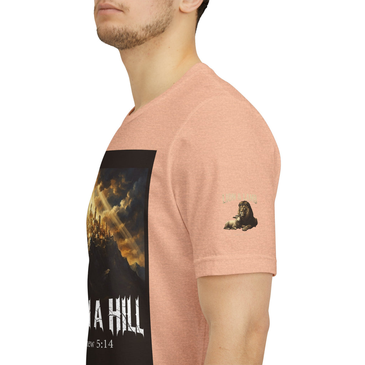 City on a Hill T-Shirt — Matthew 5:14 Christian Faith Tee