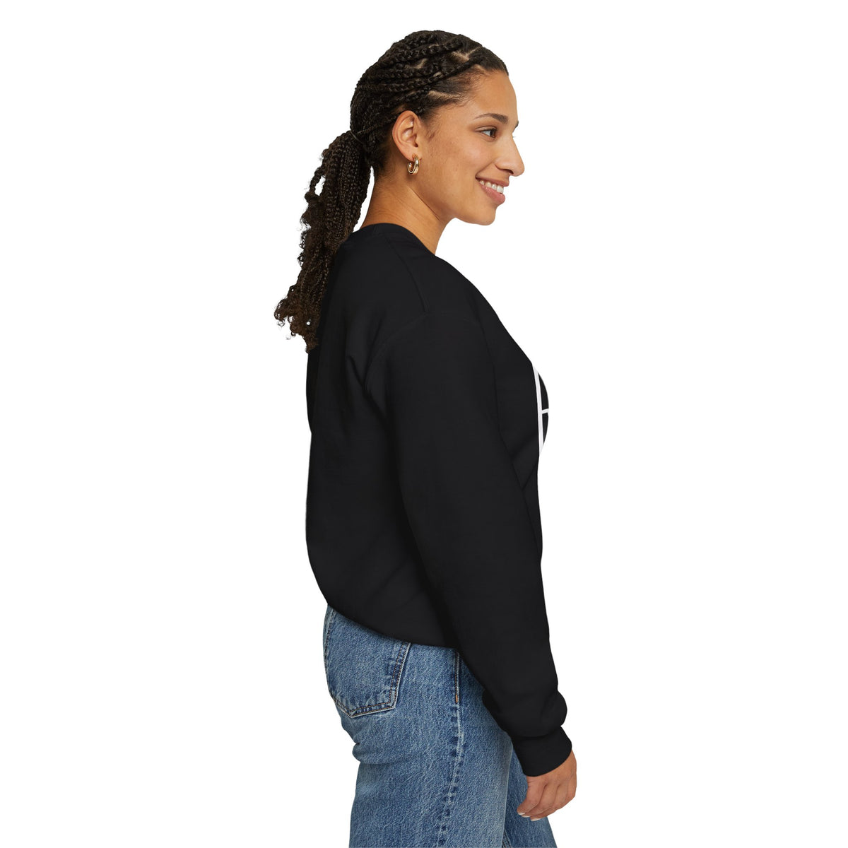 Lamb King Crewneck Sweatshirt — "The Lamb Is King" Christian Graphic Pullover