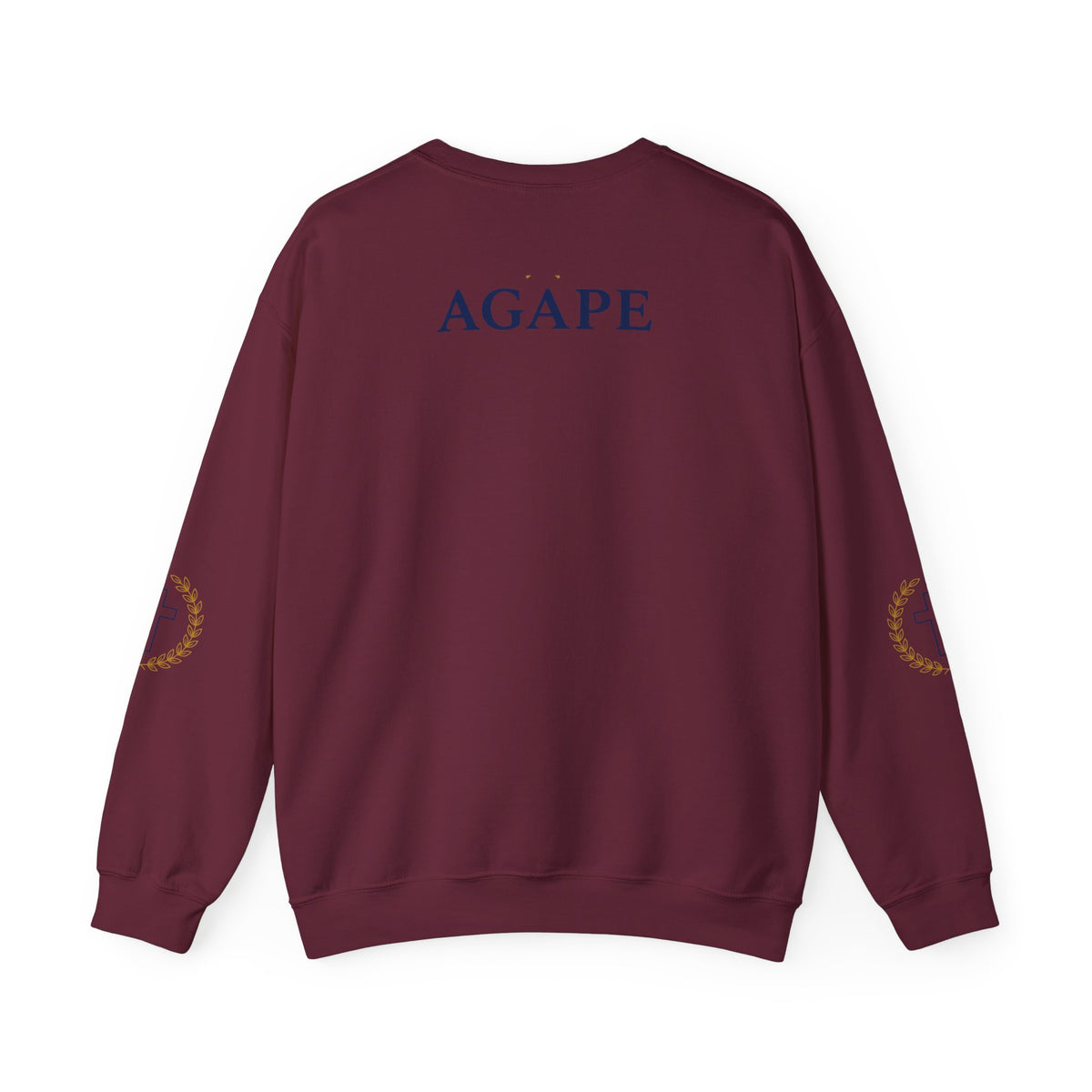 Agape Cross Crewneck Sweatshirt — Christian Faith Pullover