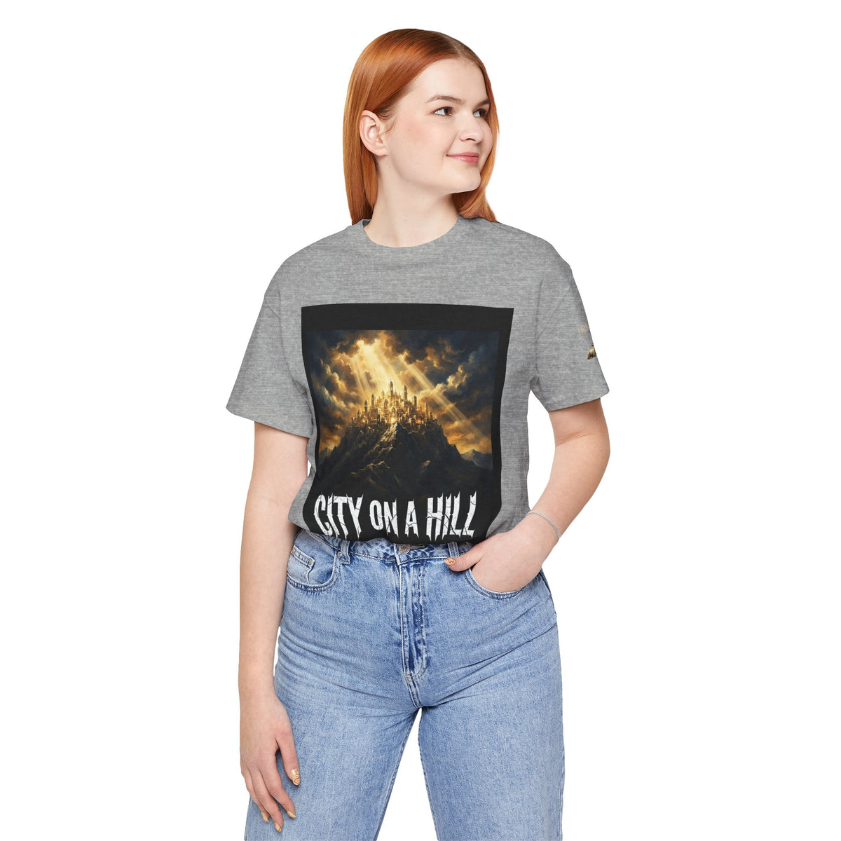 City on a Hill T-Shirt — Matthew 5:14 Christian Faith Tee