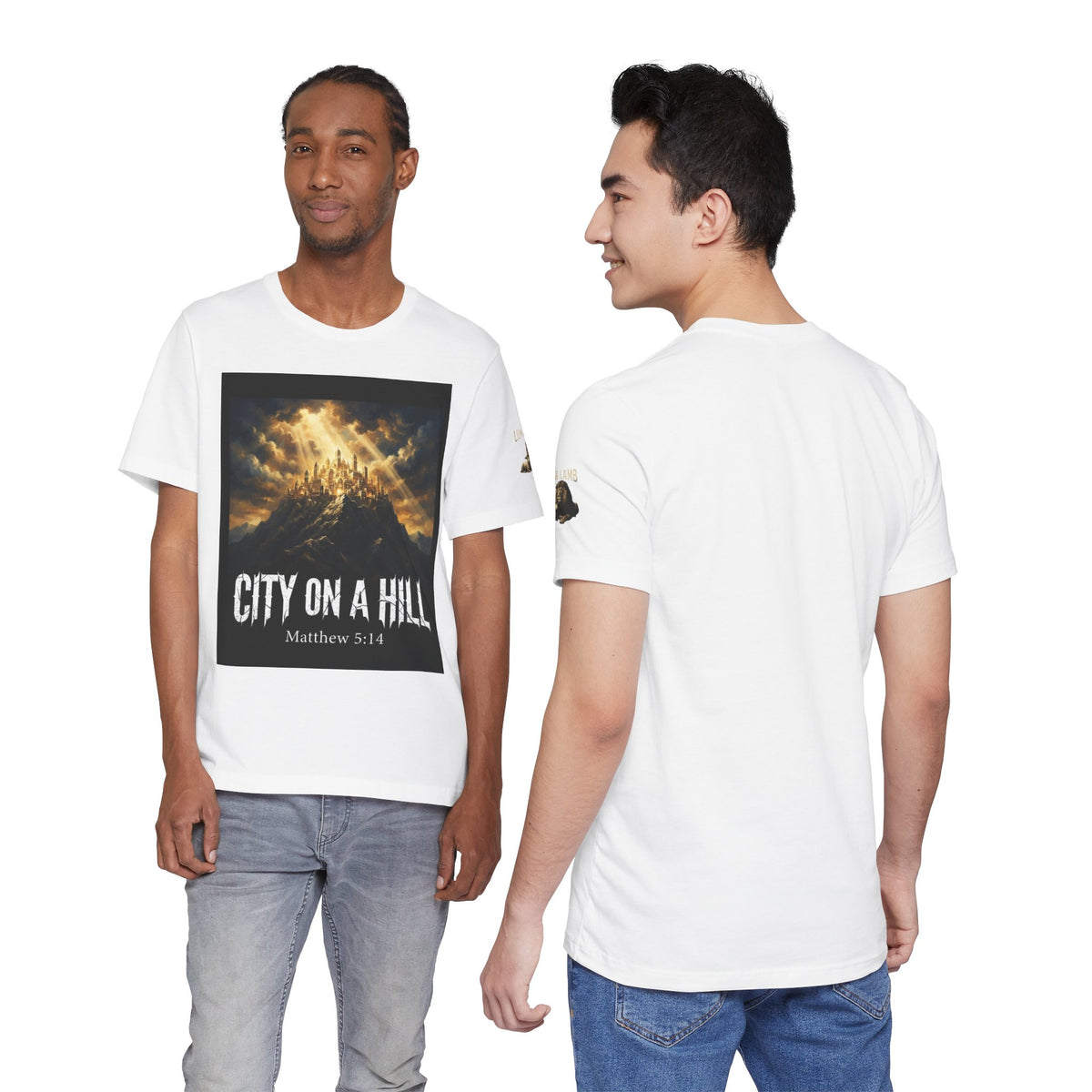 City on a Hill T-Shirt — Matthew 5:14 Christian Faith Tee