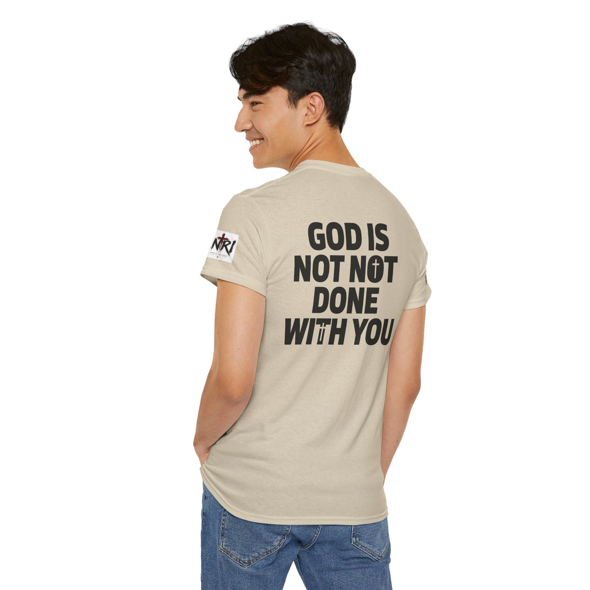 Armor of God T-Shirt — "God Is Not Done With You" Christian Faith Tee