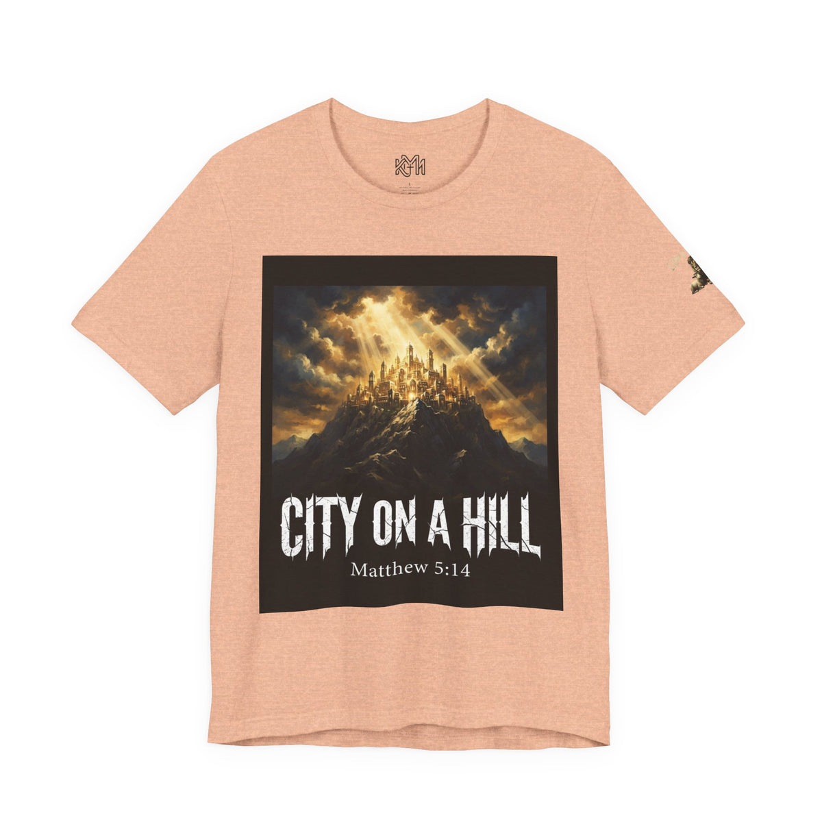 City on a Hill T-Shirt — Matthew 5:14 Christian Faith Tee
