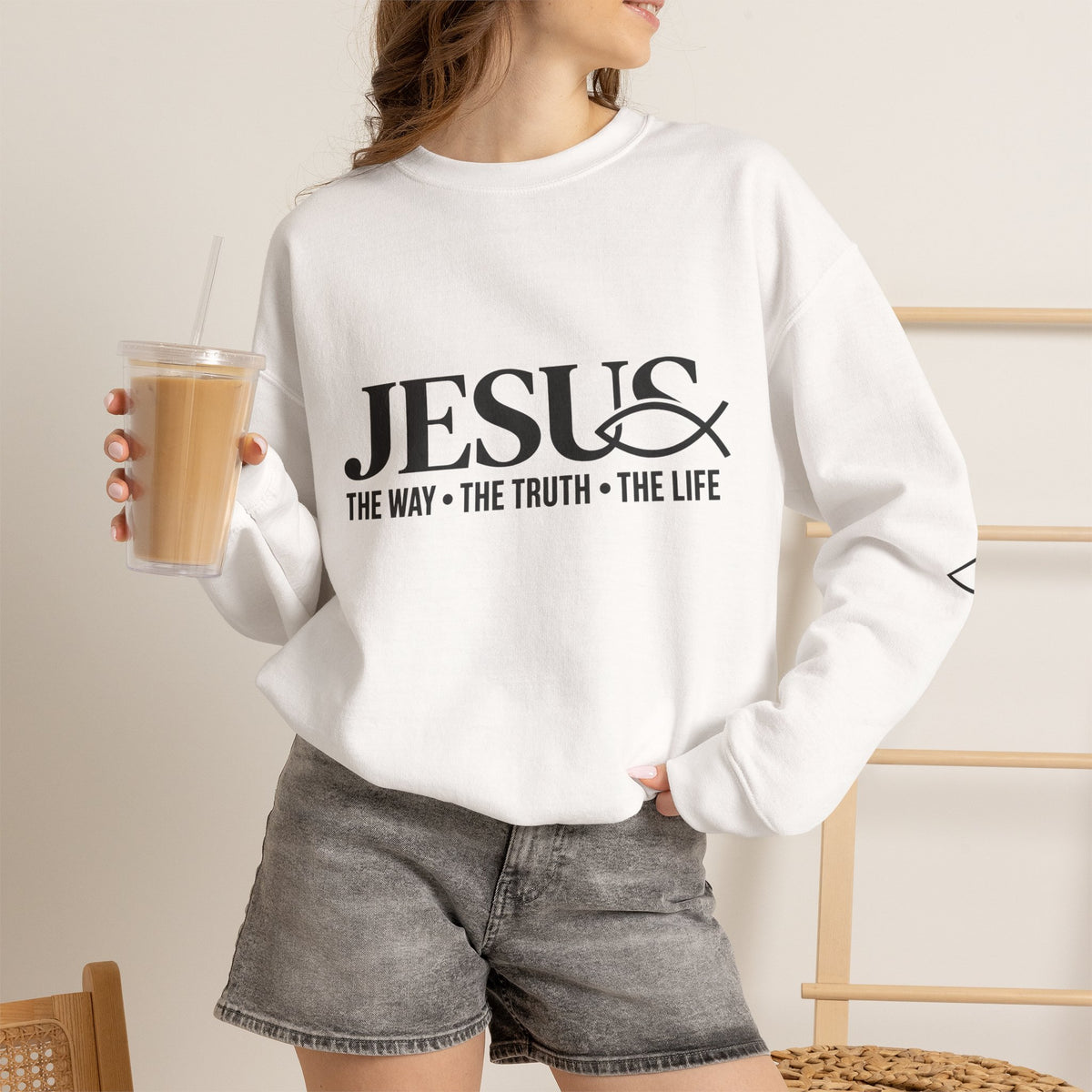 Jesus 'The Way • The Truth • The Life' Crewneck Sweatshirt
