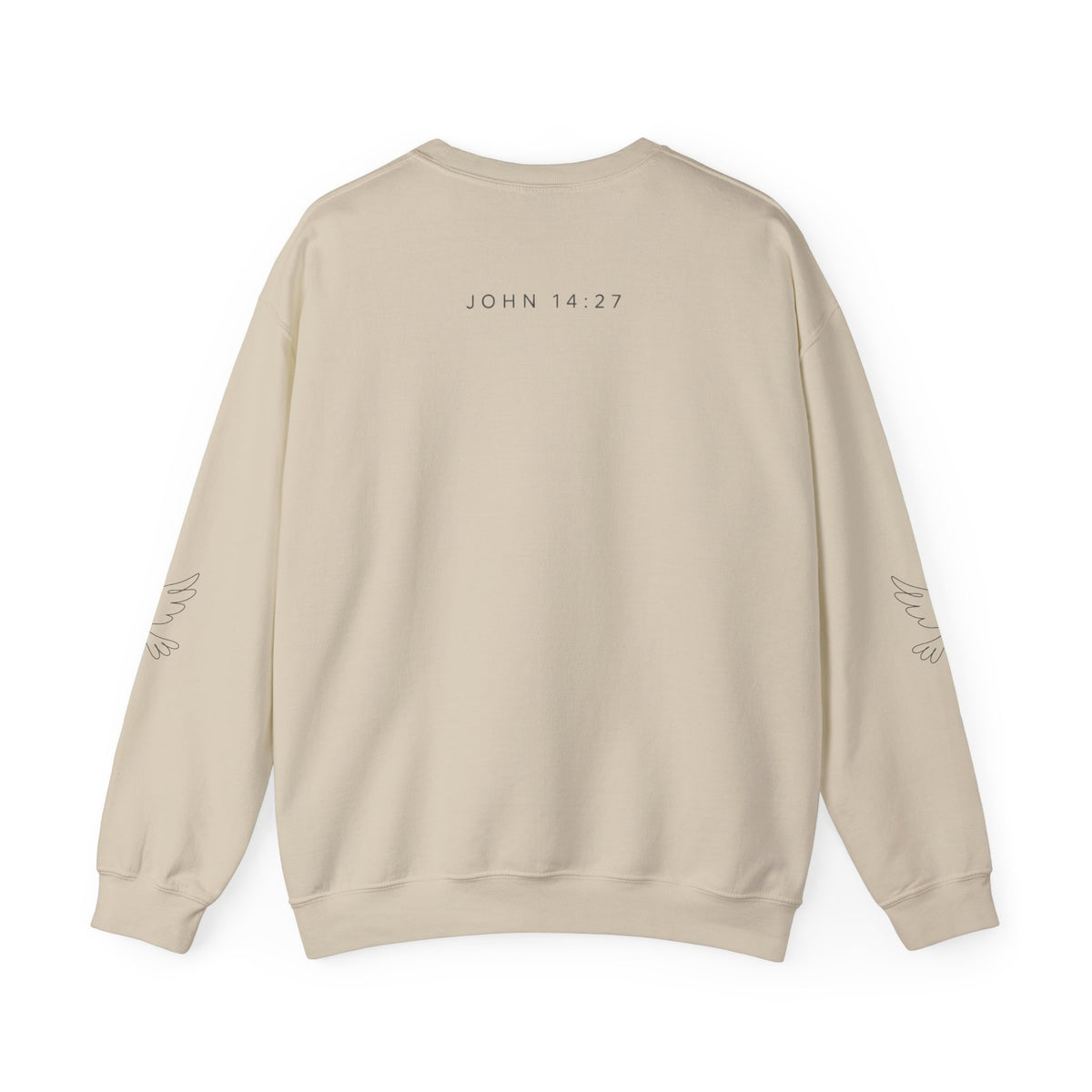 Peace I Leave Crewneck Sweatshirt — Dove & John 14:27 Inspirational Sweatshirt