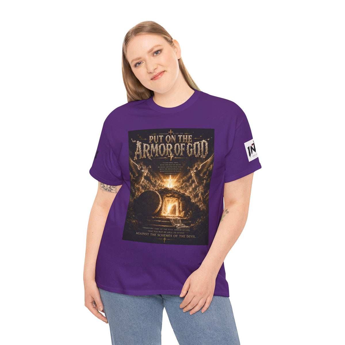 Armor of God T-Shirt — "God Is Not Done With You" Christian Faith Tee
