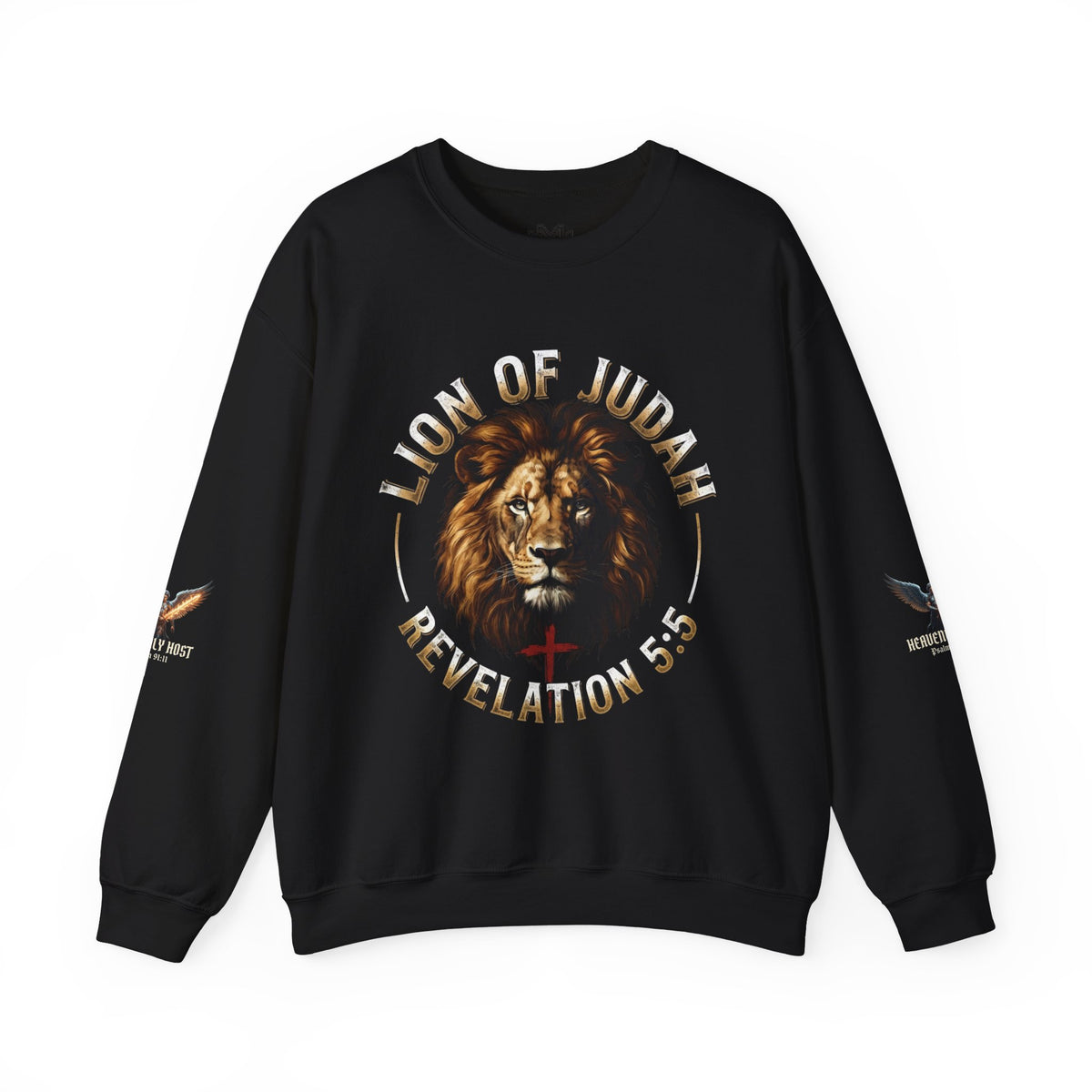 Lion of Judah Sweatshirt – "Revelation 5:5" Christian Crewneck