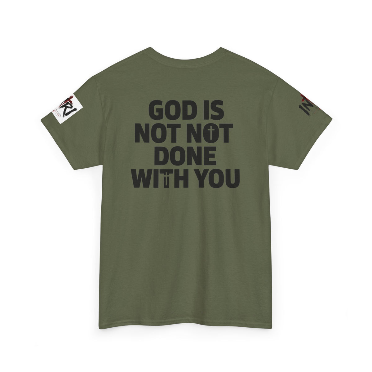Armor of God T-Shirt — "God Is Not Done With You" Christian Faith Tee