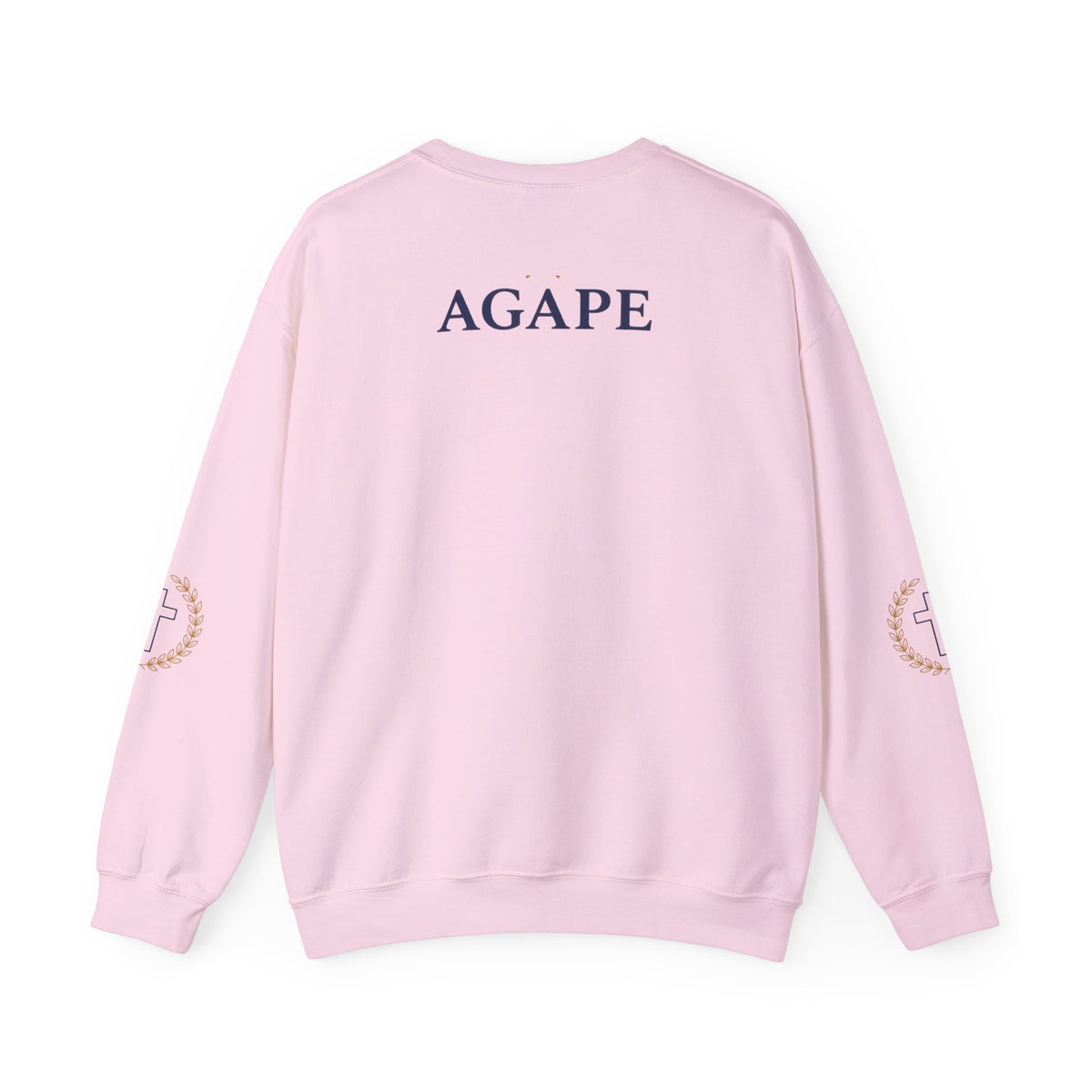 Agape Cross Crewneck Sweatshirt — Christian Faith Pullover