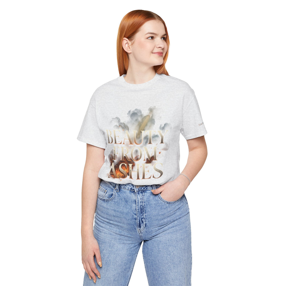 Beauty From Ashes Floral Tee