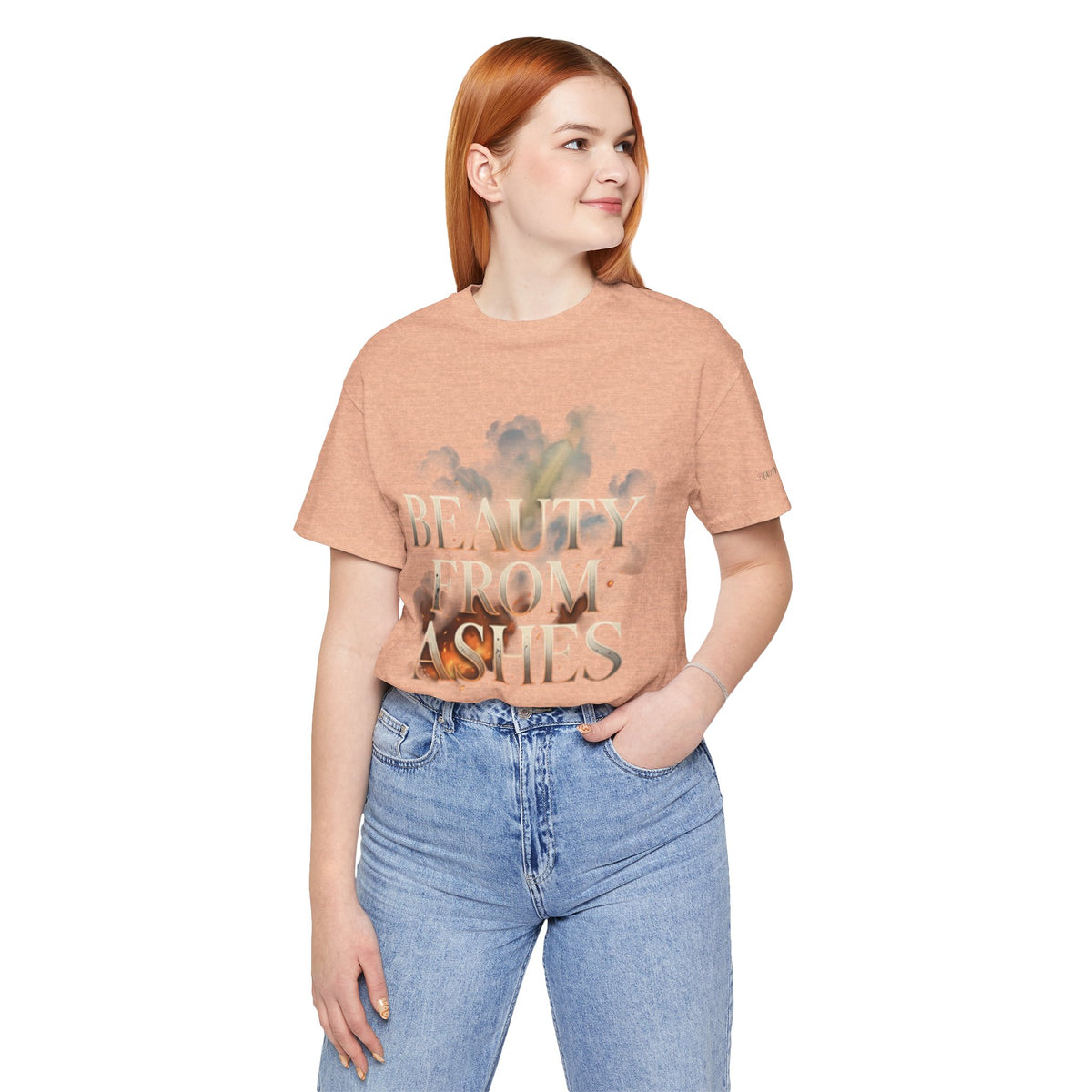 Beauty From Ashes Floral Tee