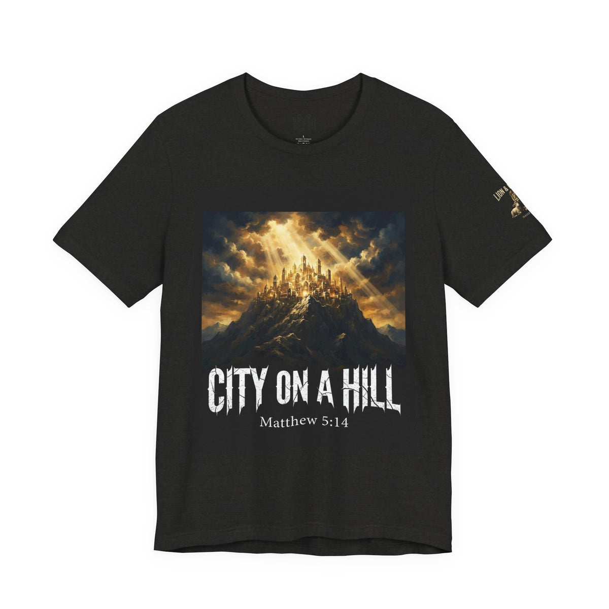 City on a Hill T-Shirt — Matthew 5:14 Christian Faith Tee