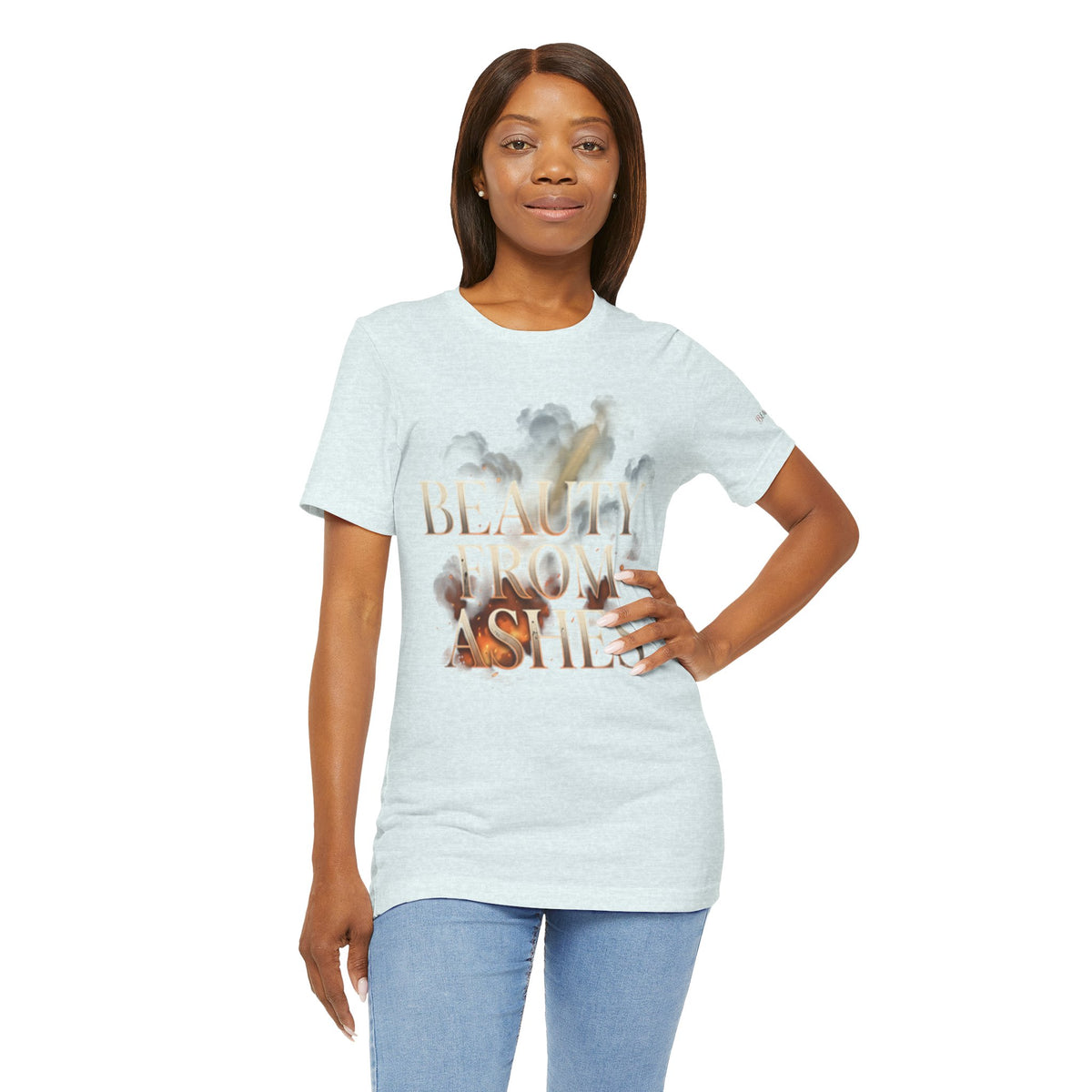 Beauty From Ashes Floral Tee