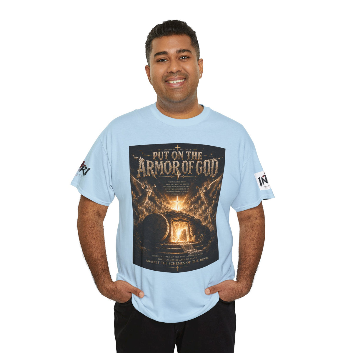 Armor of God T-Shirt — "God Is Not Done With You" Christian Faith Tee