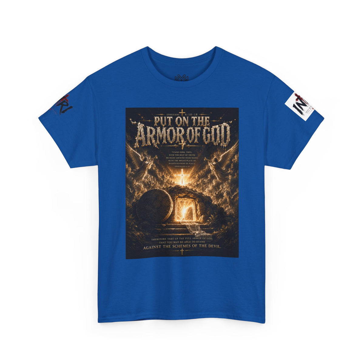 Armor of God T-Shirt — "God Is Not Done With You" Christian Faith Tee