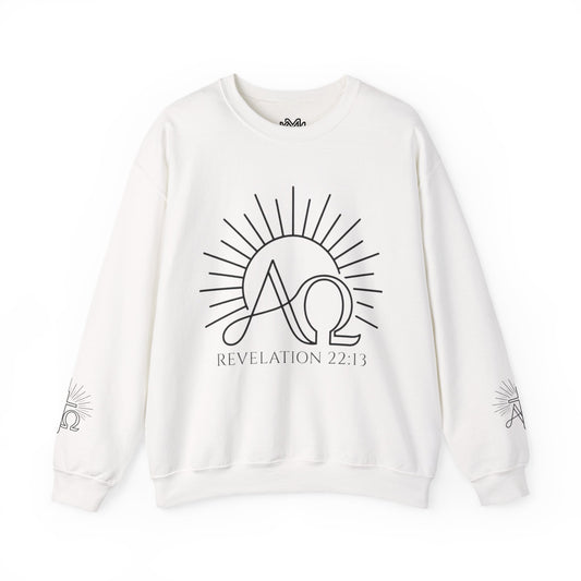 Alpha Omega 'Revelation 22:13' Crewneck Sweatshirt