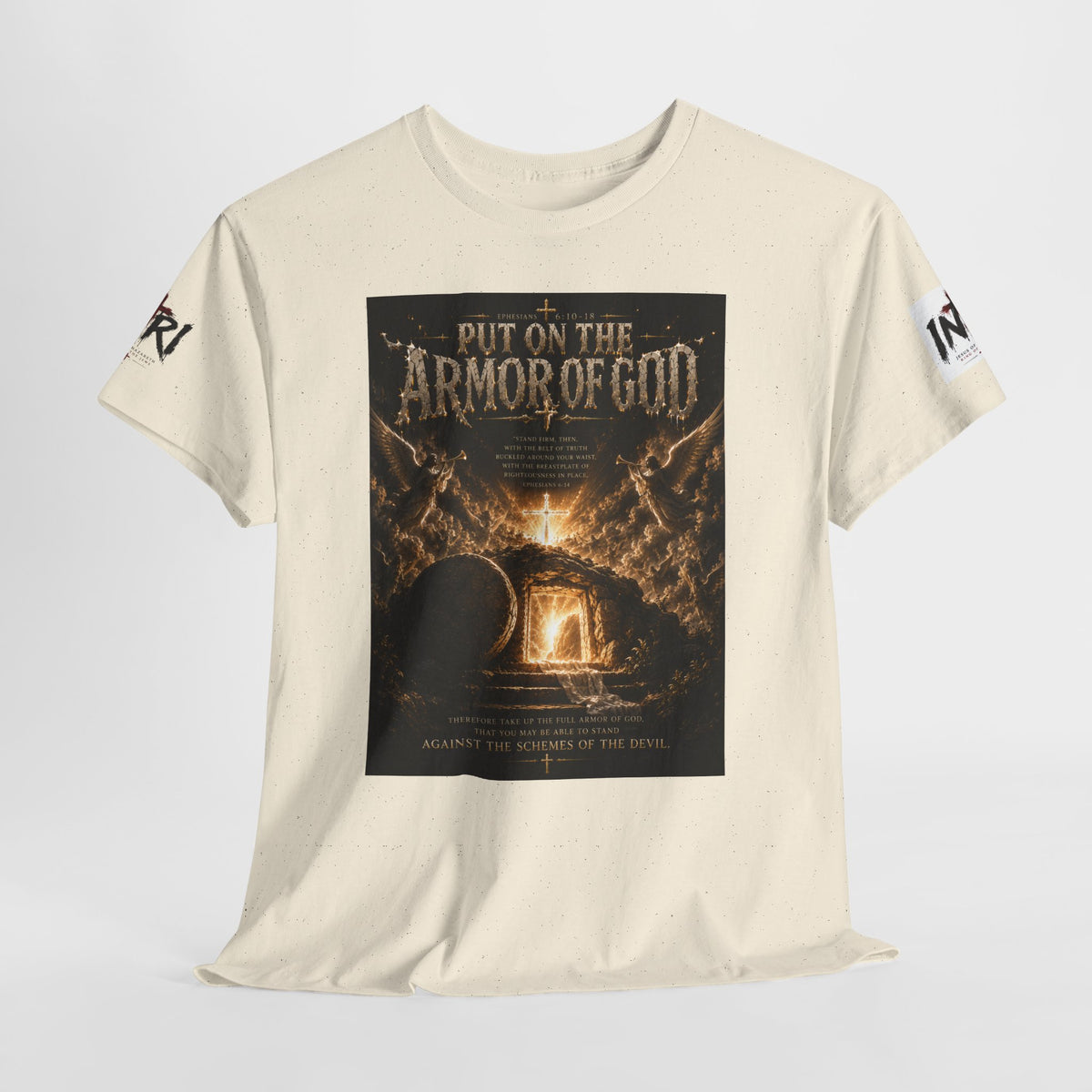 Armor of God T-Shirt — "God Is Not Done With You" Christian Faith Tee
