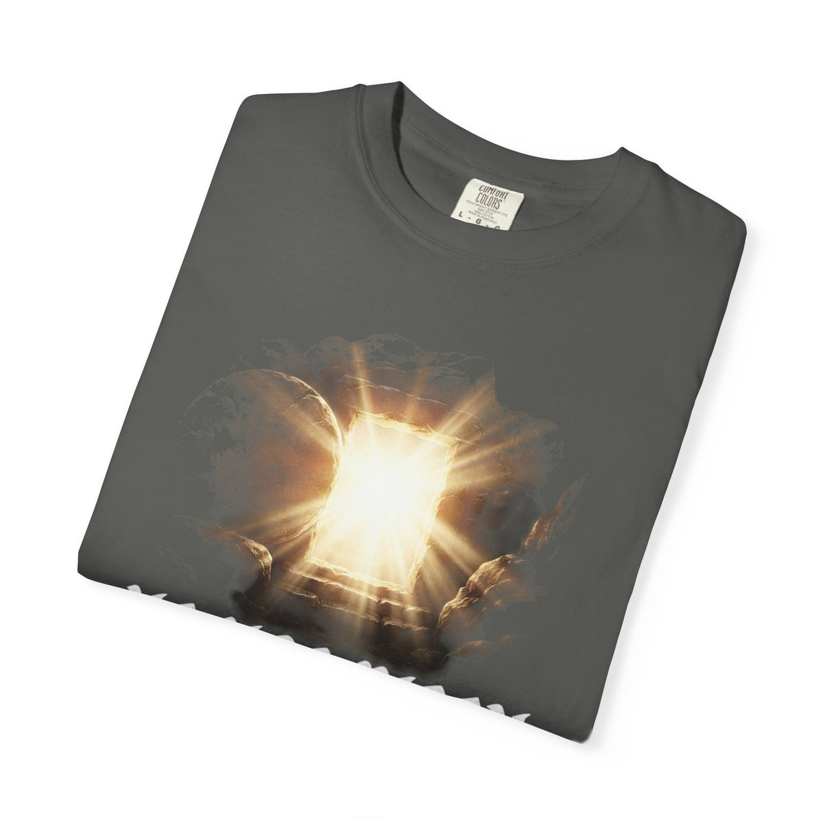 Angel Gateway T-Shirt — Fiery Winged Guardian Graphic Tee