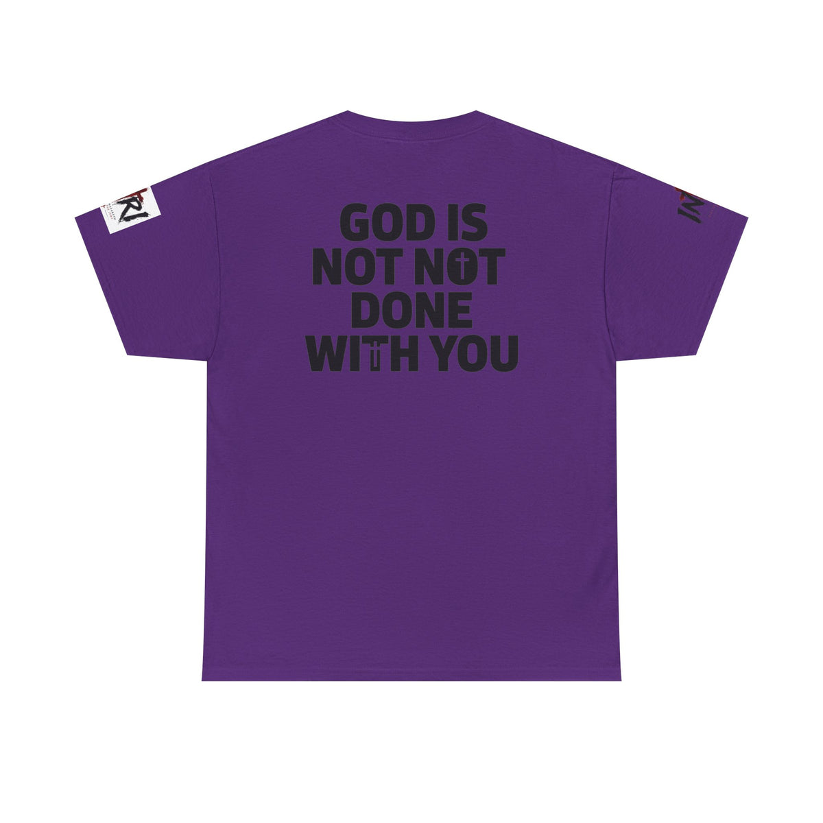 Armor of God T-Shirt — "God Is Not Done With You" Christian Faith Tee
