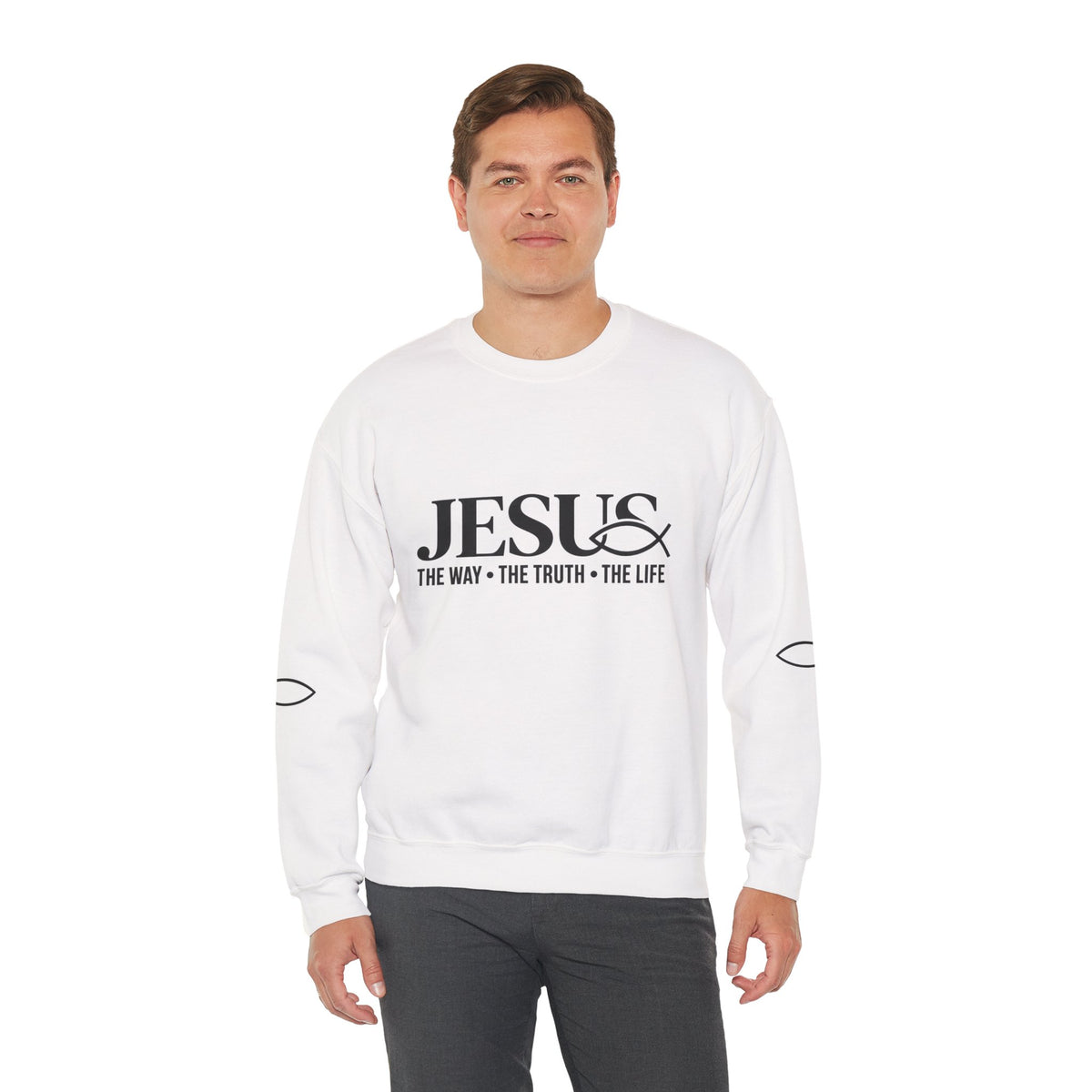 Jesus 'The Way • The Truth • The Life' Crewneck Sweatshirt