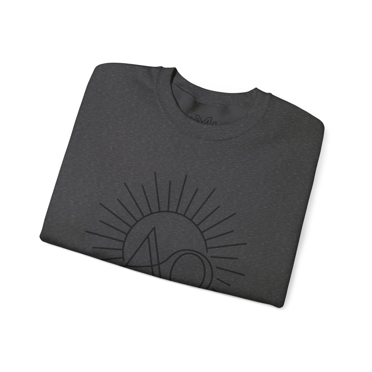 Alpha & Omega Crewneck Sweatshirt — Revelation 22:13 Christian Graphic Pullover