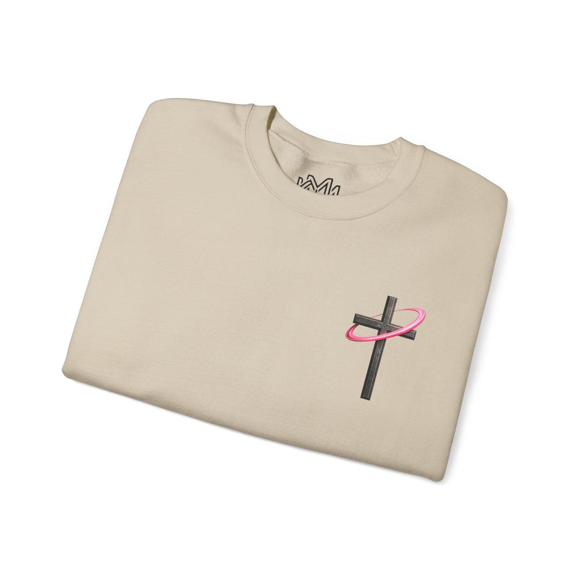Christian Crewneck Sweatshirt — “With God All Things Are Possible” Inspirational Pullover