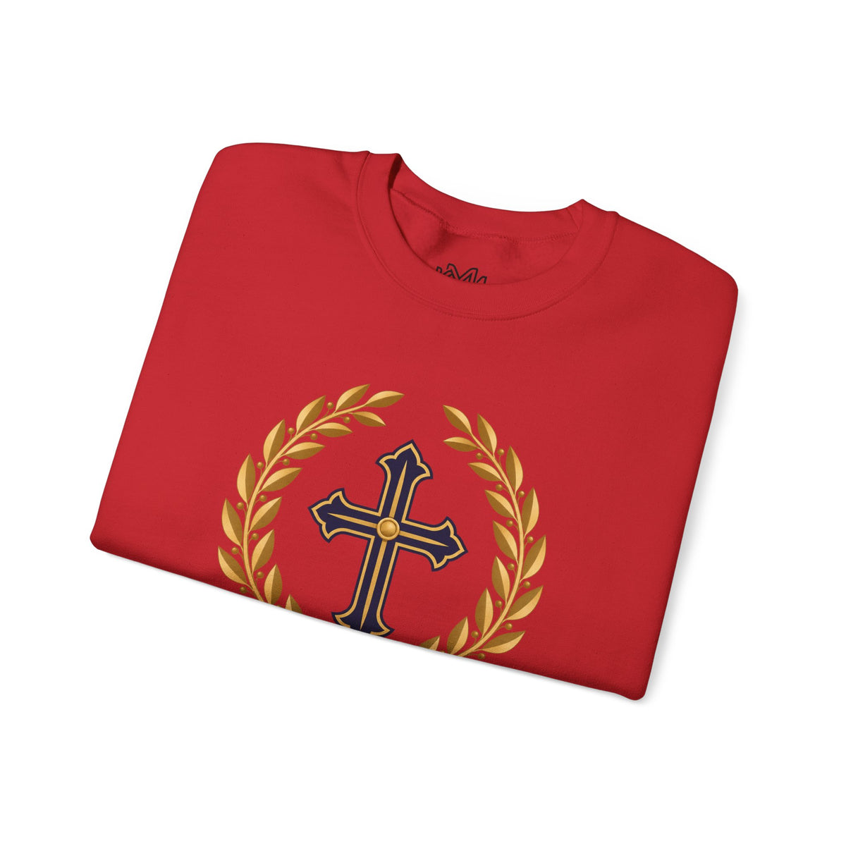 Psalm 27 Crewneck Sweatshirt — "The Lord Is My Light" Christian Cross Pullover