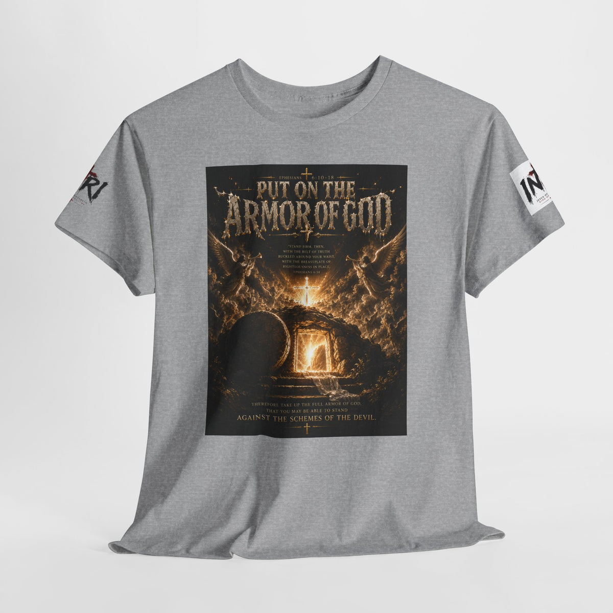 Armor of God T-Shirt — "God Is Not Done With You" Christian Faith Tee