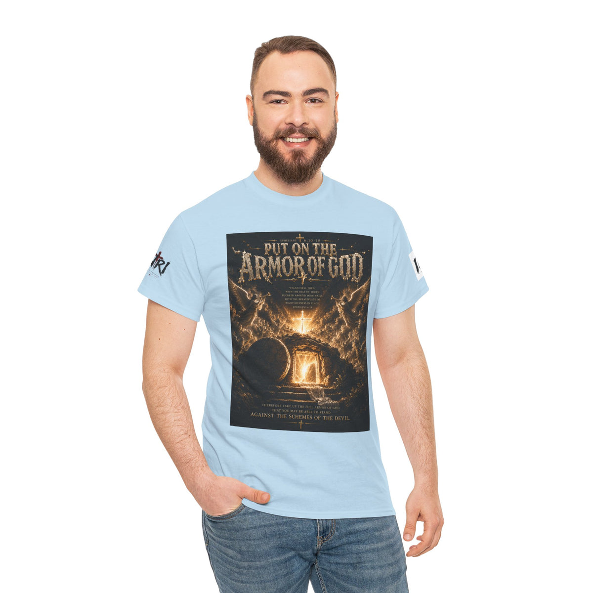 Armor of God T-Shirt — "God Is Not Done With You" Christian Faith Tee
