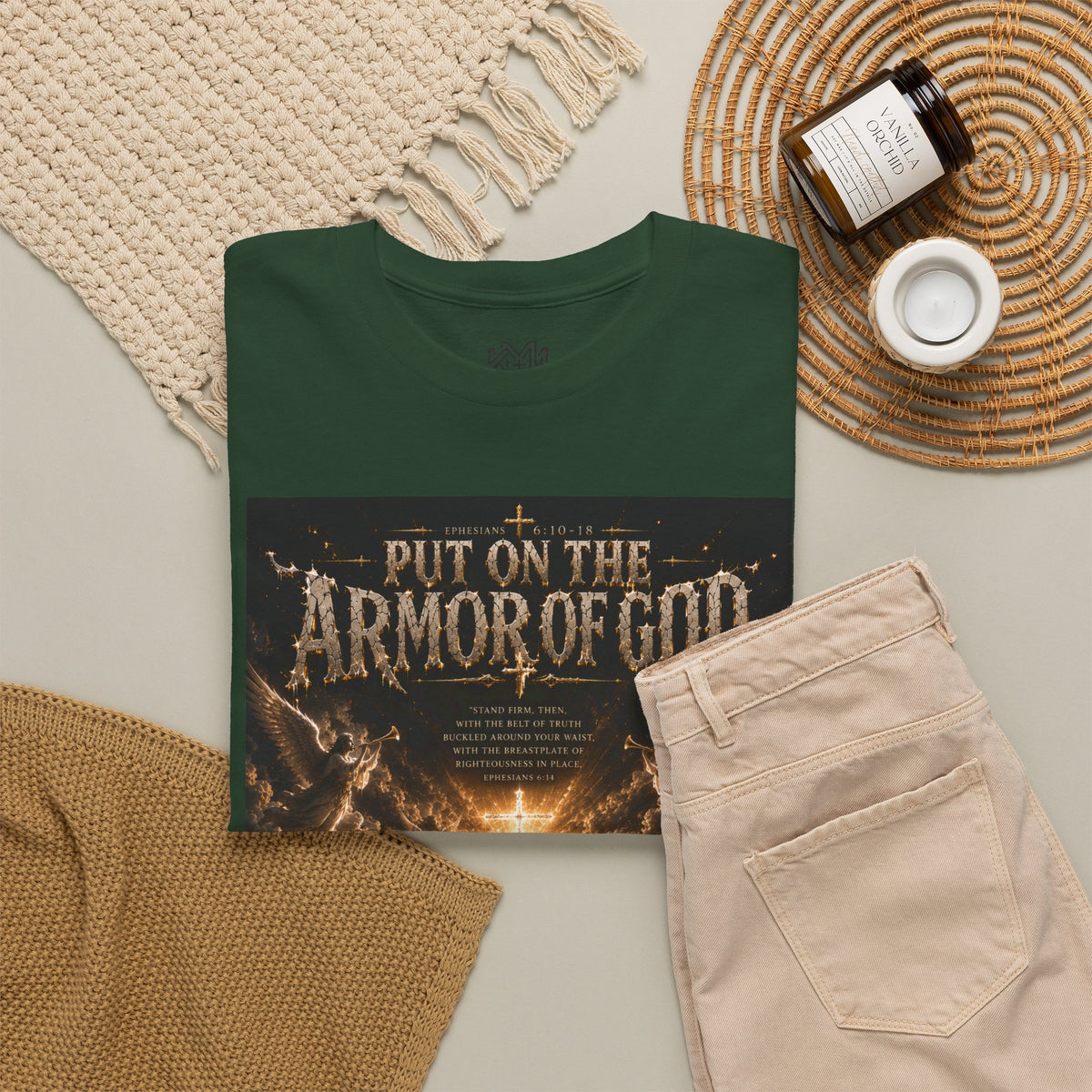 Armor of God T-Shirt — "God Is Not Done With You" Christian Faith Tee