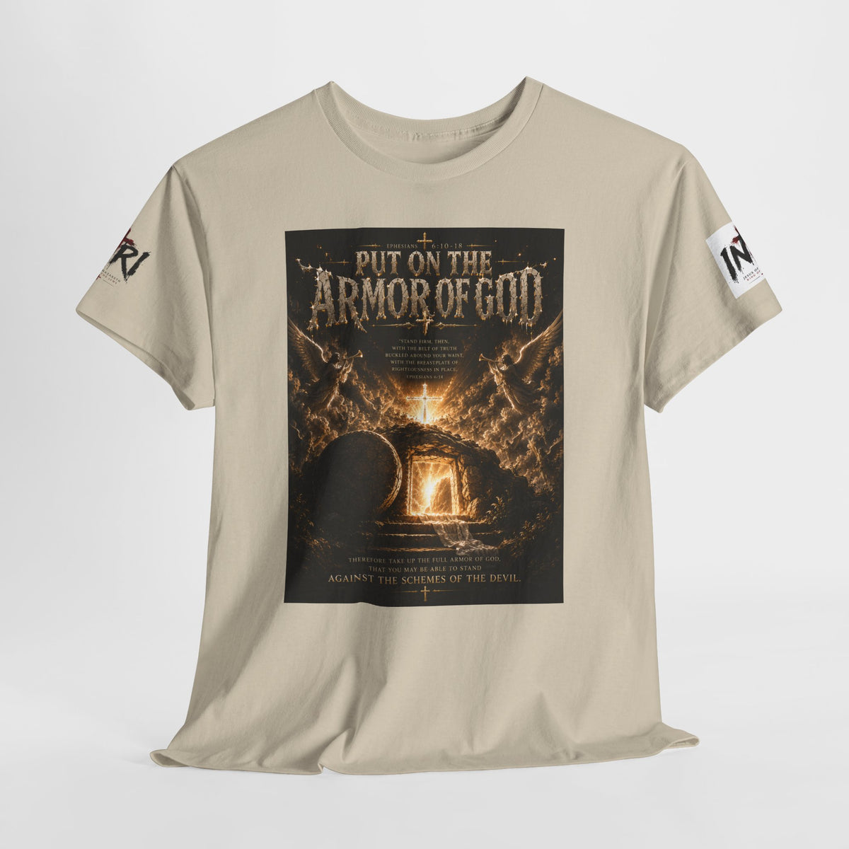 Armor of God T-Shirt — "God Is Not Done With You" Christian Faith Tee
