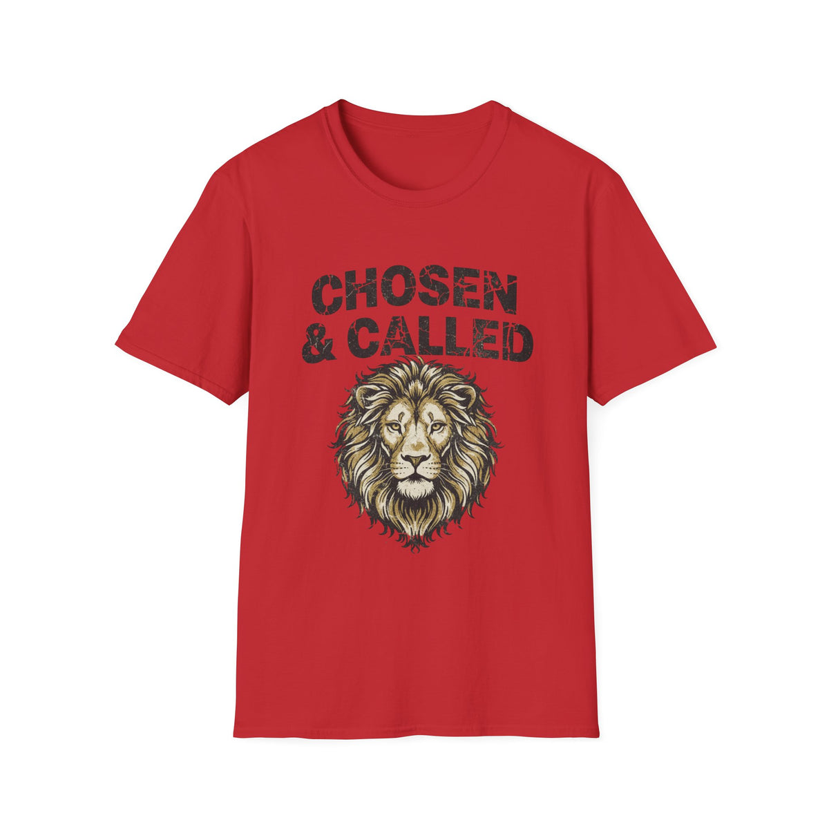 Chosen & Called Lion T-Shirt — Inspirational Christian Faith Tee