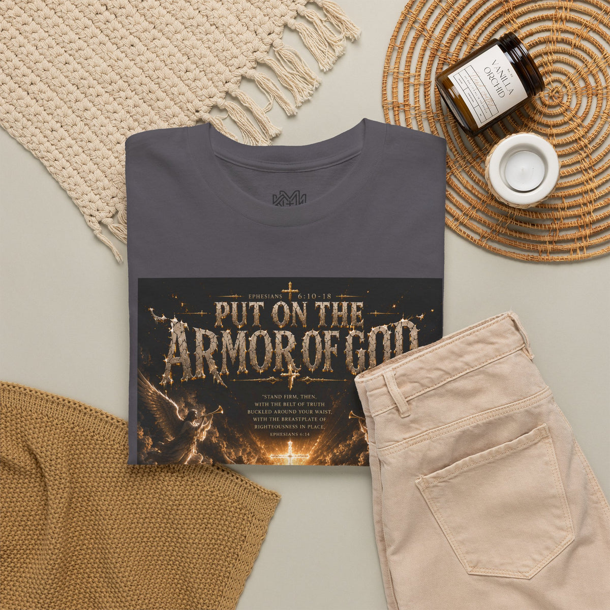 Armor of God T-Shirt — "God Is Not Done With You" Christian Faith Tee