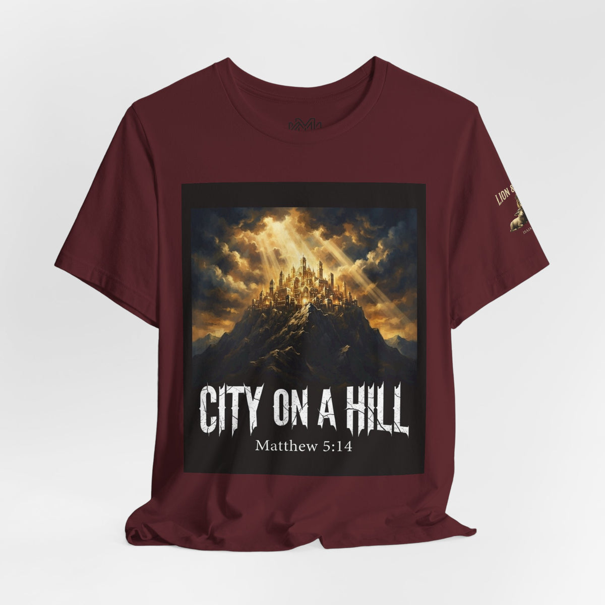 City on a Hill T-Shirt — Matthew 5:14 Christian Faith Tee
