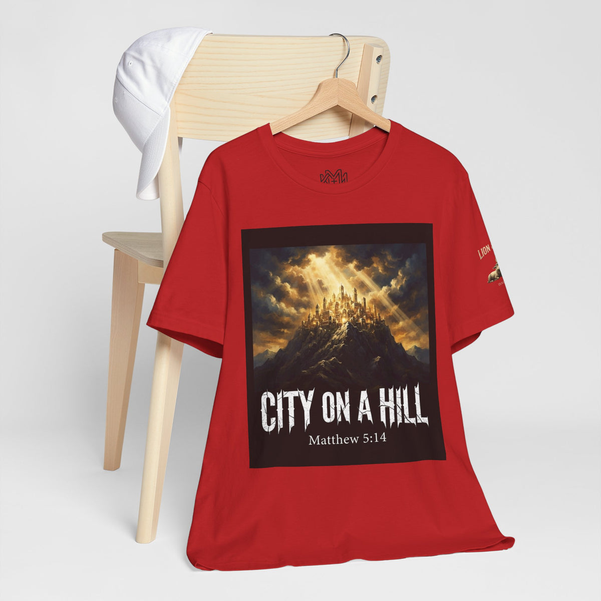 City on a Hill T-Shirt — Matthew 5:14 Christian Faith Tee