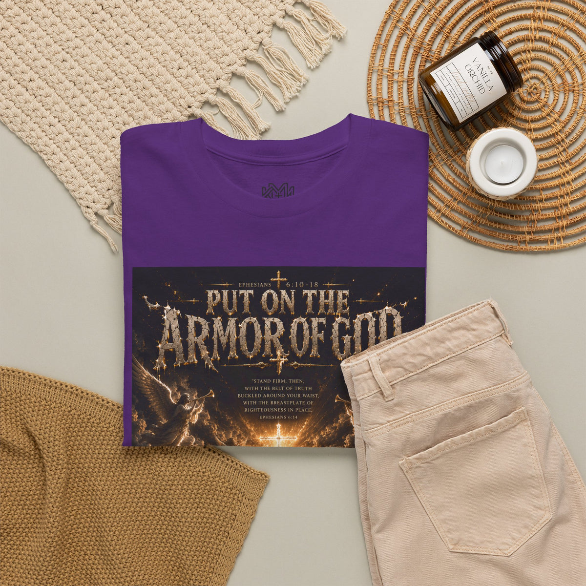 Armor of God T-Shirt — "God Is Not Done With You" Christian Faith Tee
