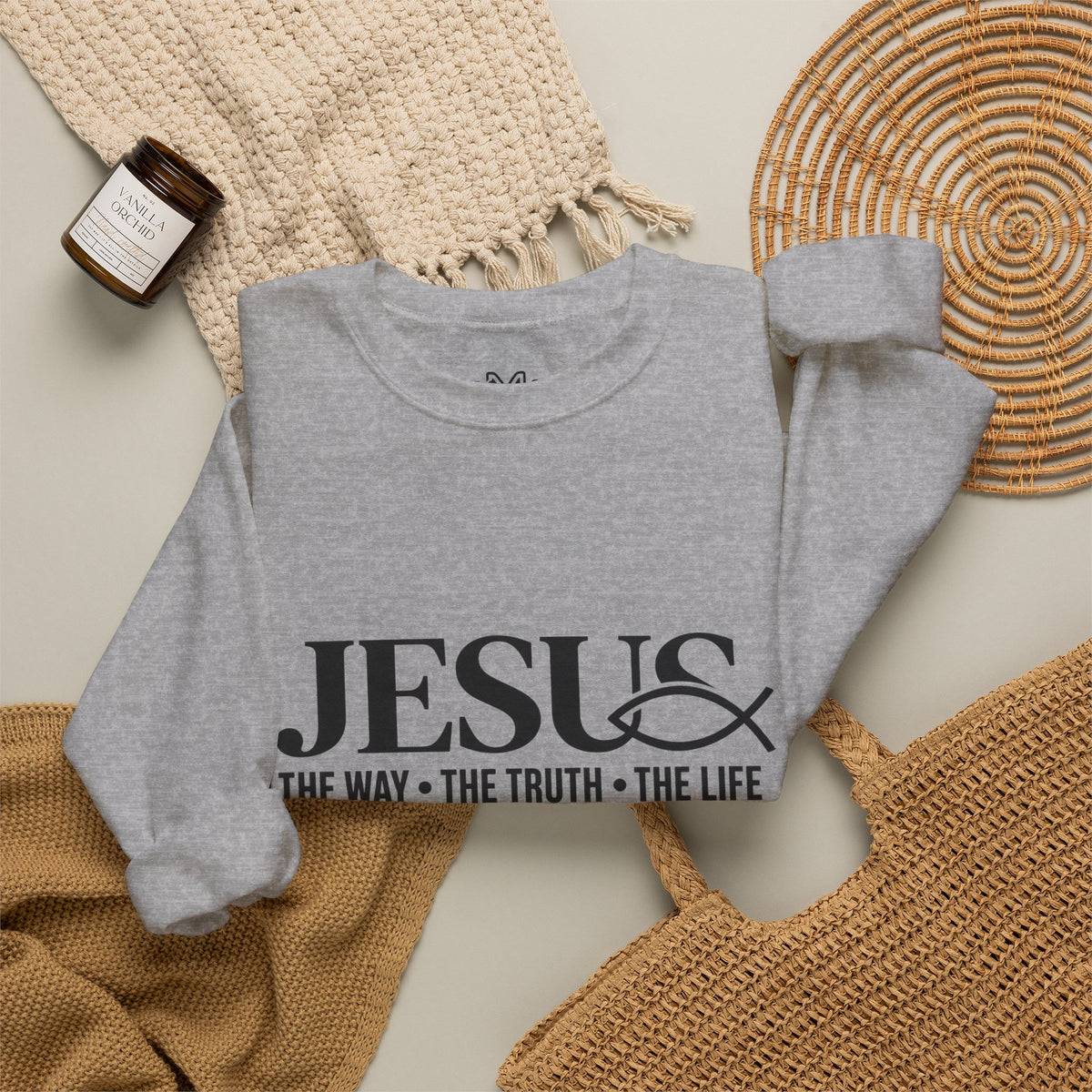 Jesus 'The Way • The Truth • The Life' Crewneck Sweatshirt