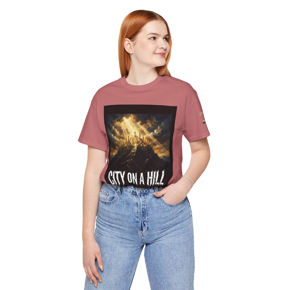 City on a Hill T-Shirt — Matthew 5:14 Christian Faith Tee