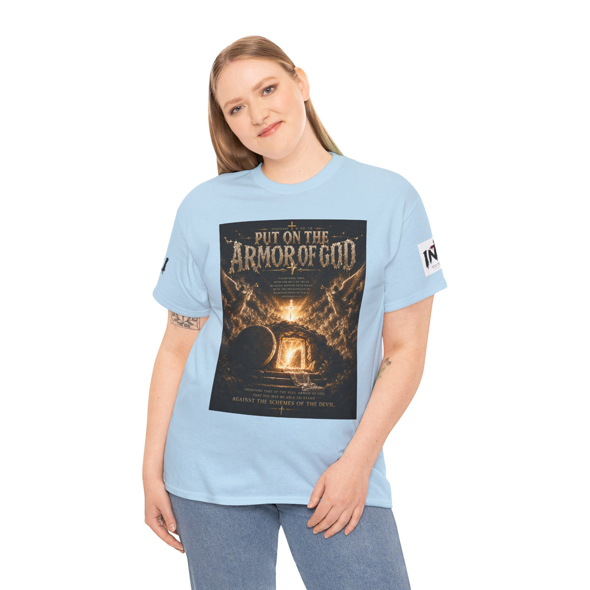 Armor of God T-Shirt — "God Is Not Done With You" Christian Faith Tee