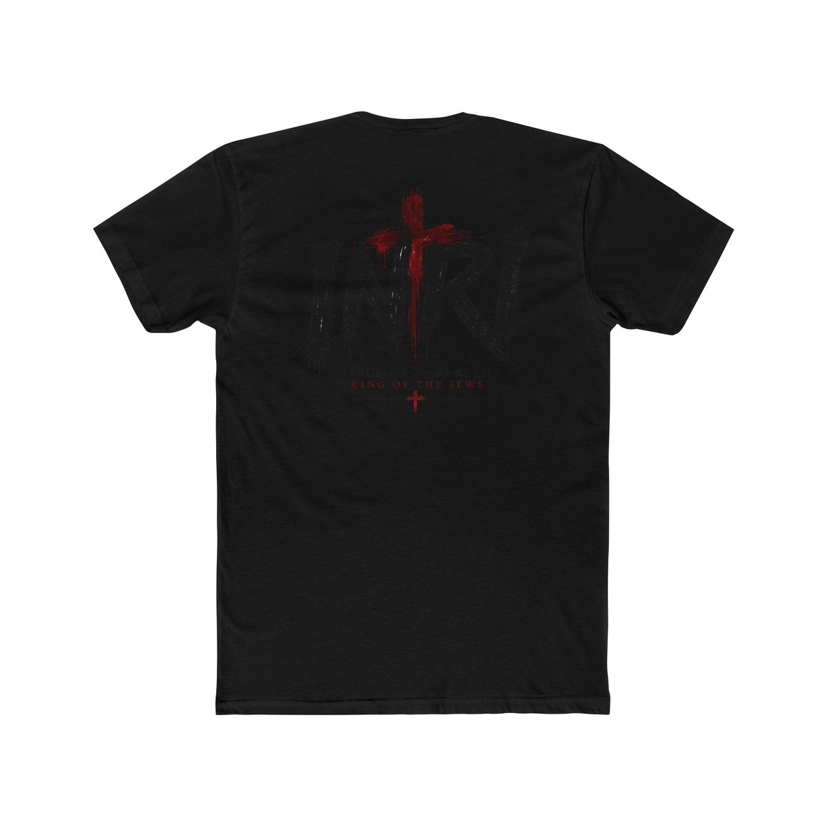Lamb of God Tee — 'John 1:29' Religious Christian T-Shirt with INRI Cross Back
