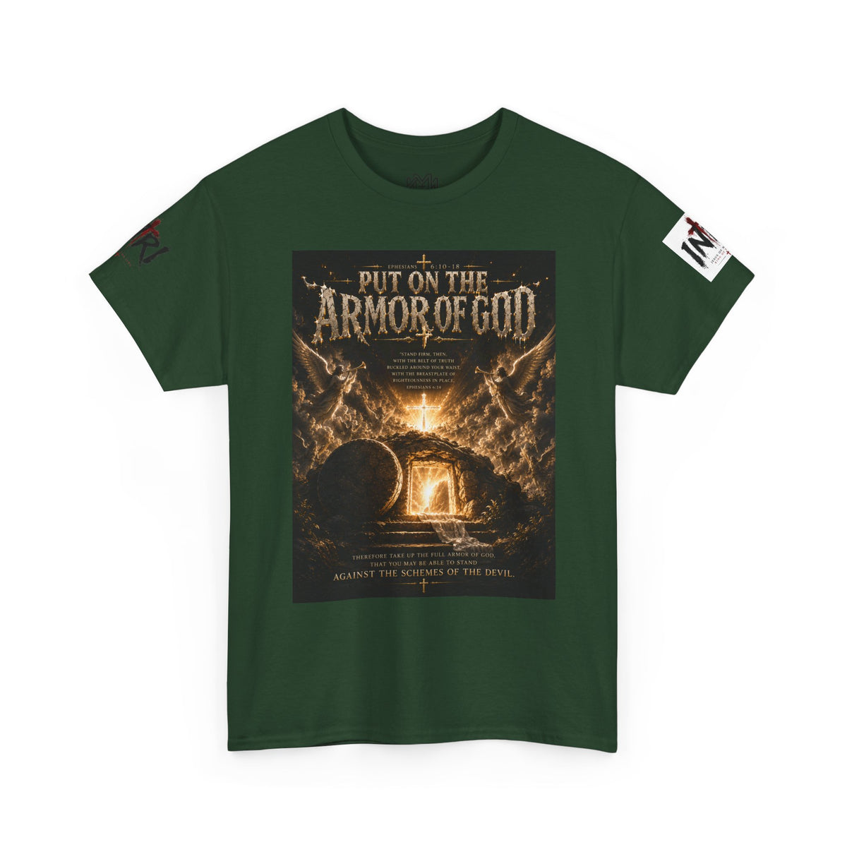 Armor of God T-Shirt — "God Is Not Done With You" Christian Faith Tee
