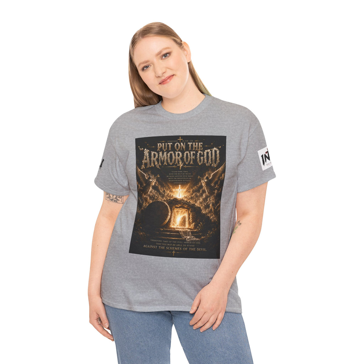 Armor of God T-Shirt — "God Is Not Done With You" Christian Faith Tee