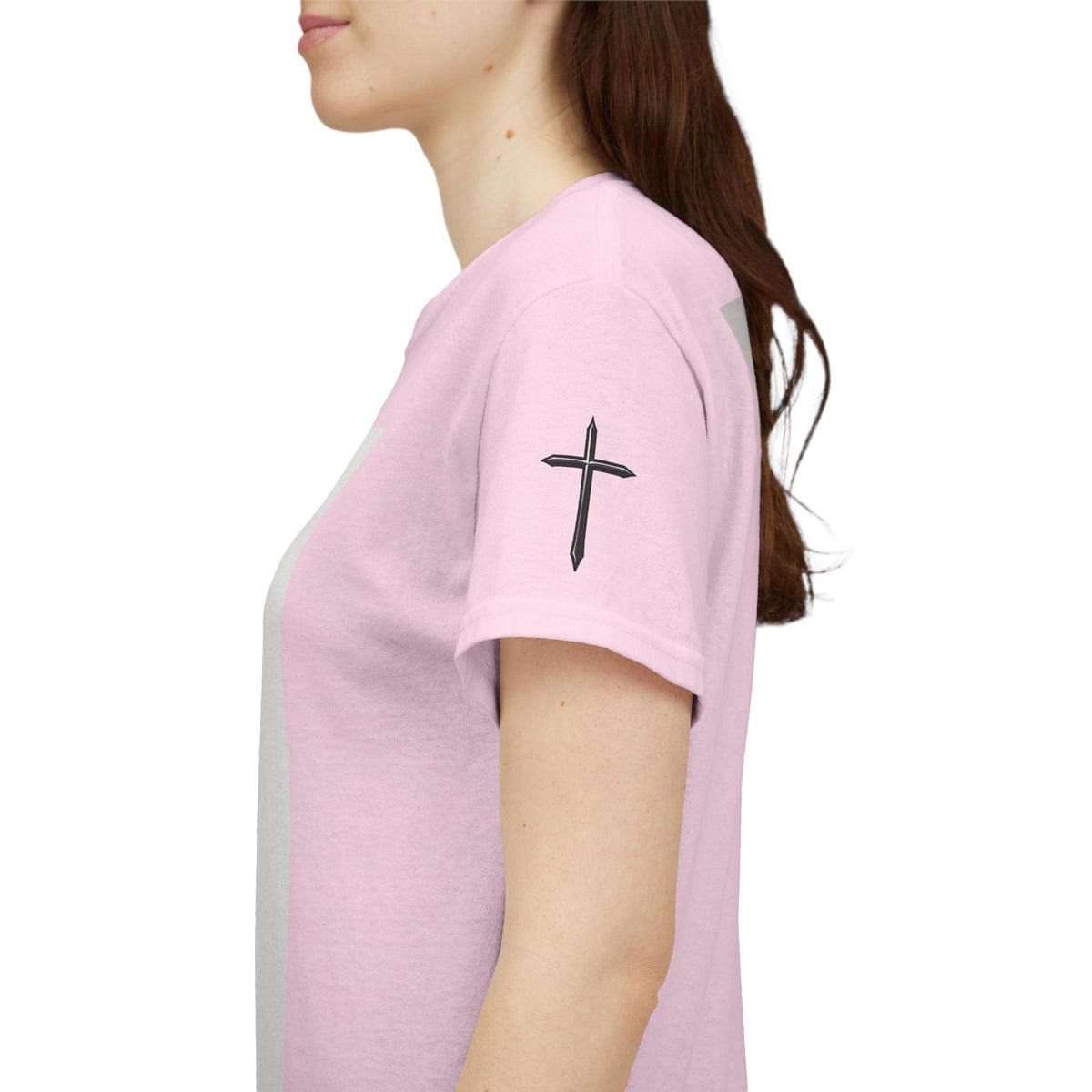 Christian Son & Heir T-Shirt — 'Adopted by Grace' Faith Tee with Jesus Prayer Design