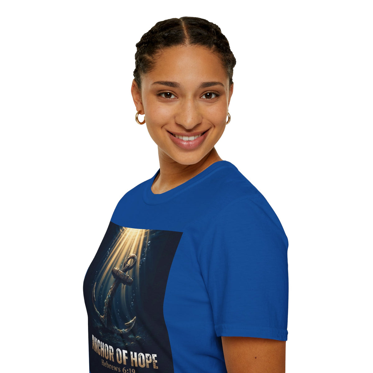 Anchor of Hope T-Shirt — Inspirational Anchor Design (Hebrews 6:19)
