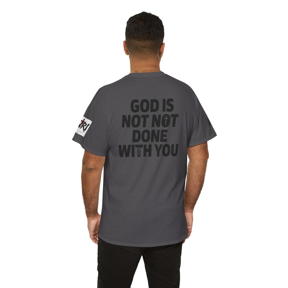 Armor of God T-Shirt — "God Is Not Done With You" Christian Faith Tee