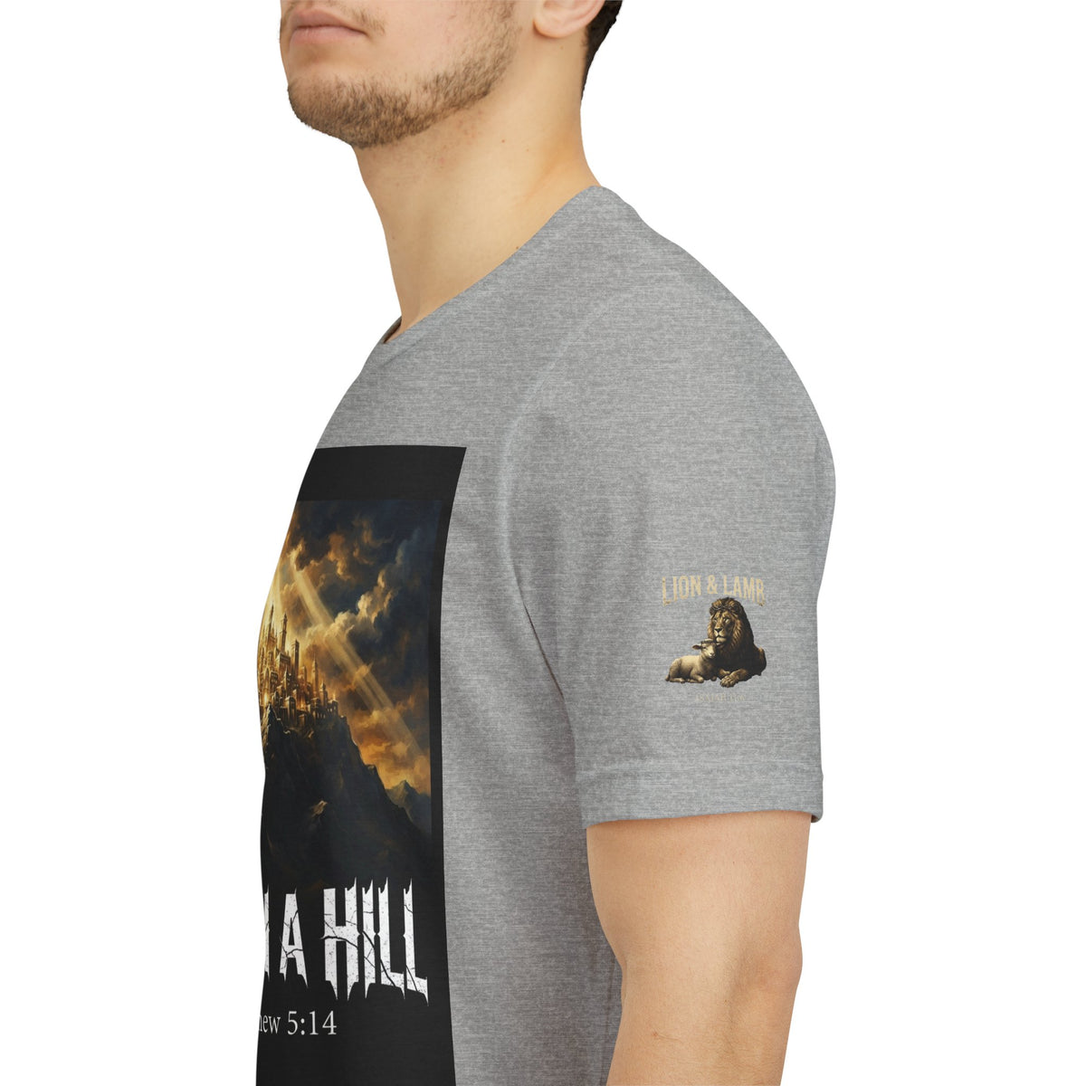 City on a Hill T-Shirt — Matthew 5:14 Christian Faith Tee