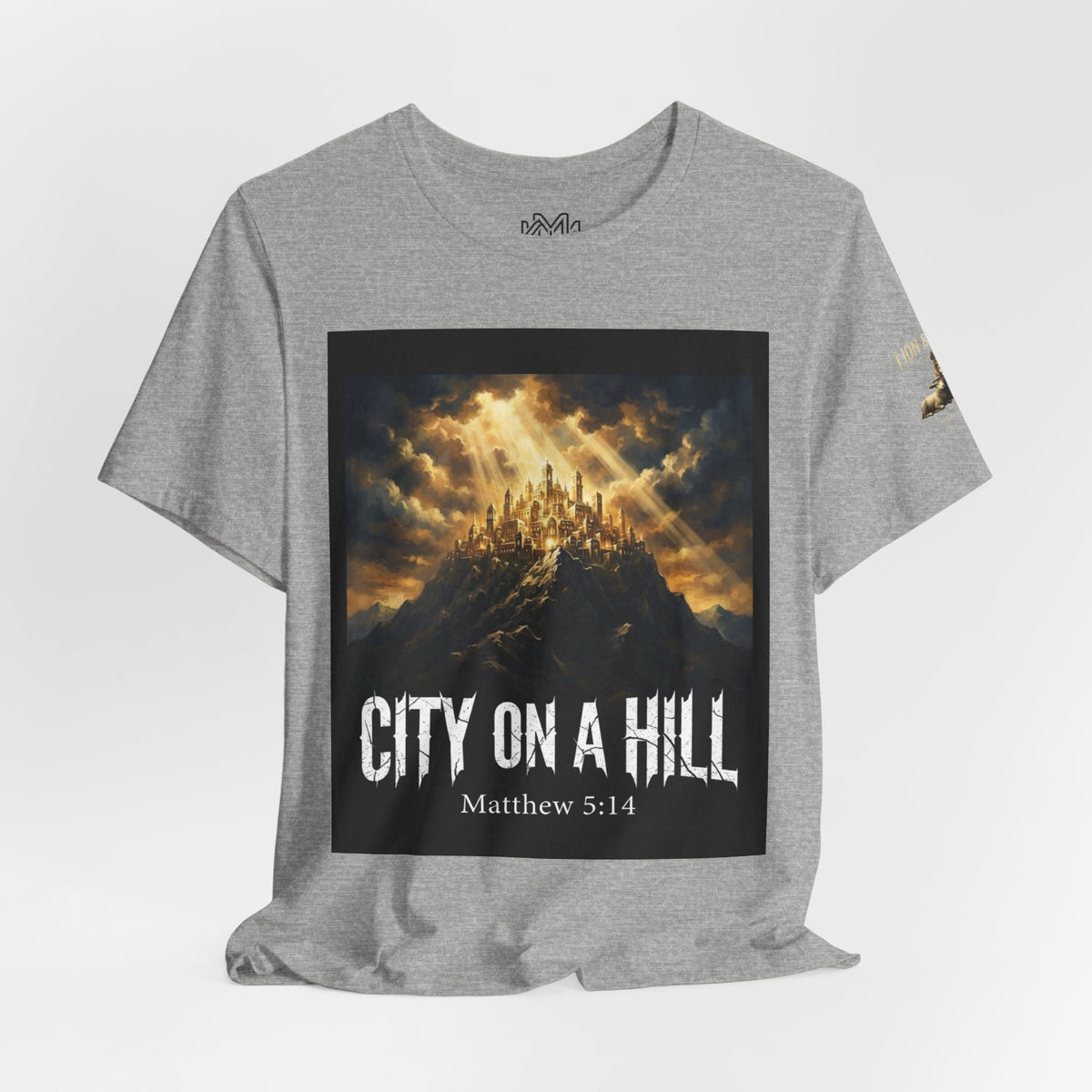 City on a Hill T-Shirt — Matthew 5:14 Christian Faith Tee