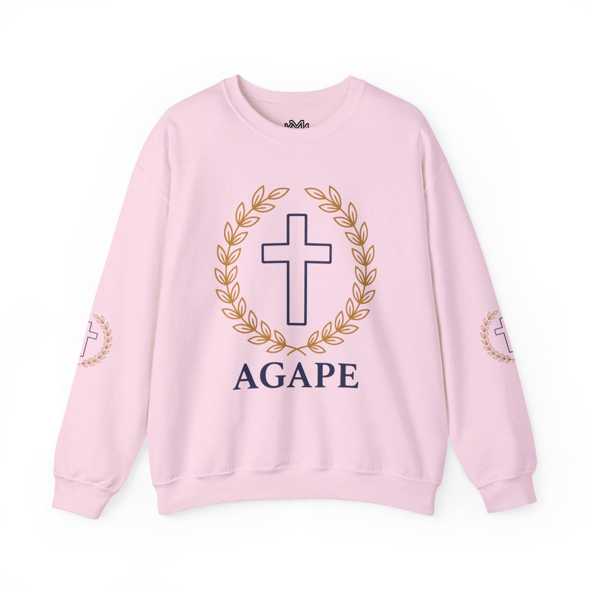Agape Cross Crewneck Sweatshirt — Christian Faith Pullover