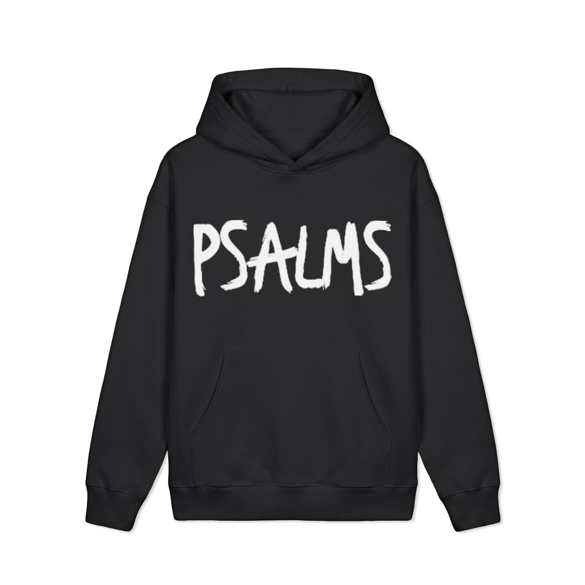Psalms Hoodie — Scripture Cross Word Art Christian Pullover