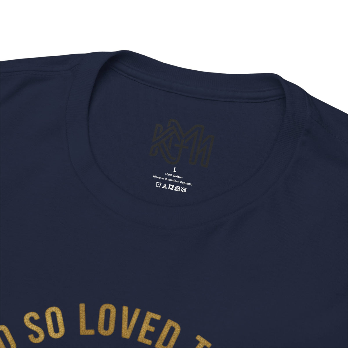 John 3:16 Cross T-Shirt — "For God So Loved the World" Christian Tee